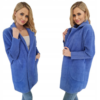 Bardzo Miękki Płaszcz Z Alpaki Owersize JEANS