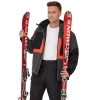 Just Play Męska Ciepła Kurtka Zimowa Narciarska Na Stok Sanki Snowboard SZARA