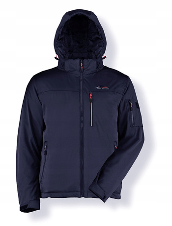 CANADA KURTKA ZIMOWA NARCIARSKA MĘSKA CIEPŁA CIEMNY GRANAT