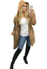 Płaszcz 2w1 Bluza z Kapturem Oversize CAMEL