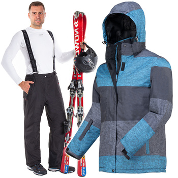 Kombinezon Męski Freestep Z Membraną 8.000/12.000mm Narty/Snowboard