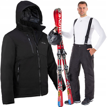 Sport SOPRATO Kurtka Męska Odpinany Kaptur Zimowy Męskie Kombinezon