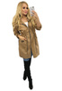 Płaszcz 2w1 Bluza z Kapturem Oversize CAMEL