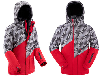 Canada Kurtka Narciarska Zimowa Męska Membrana CZERWONA