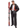Just Play Męska Ciepła Kurtka Zimowa Narciarska Na Stok Sanki Snowboard SZARA