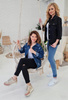 Jeansowa Oversize Kurtka Katana W Kolorze JEANSOWYM