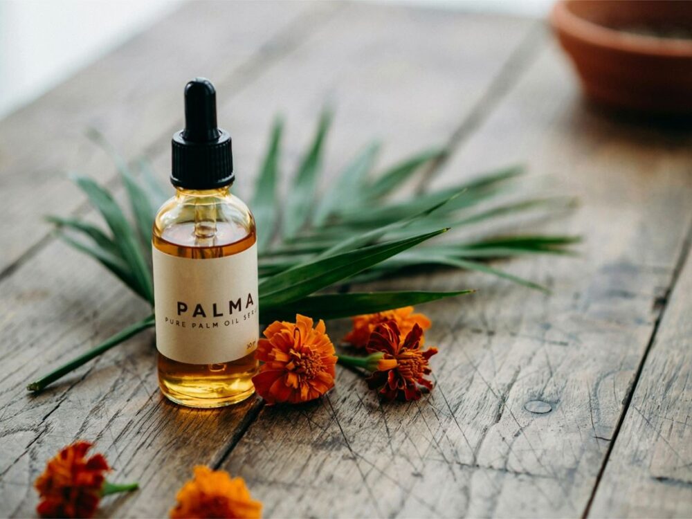 masło shea i olej palmowy