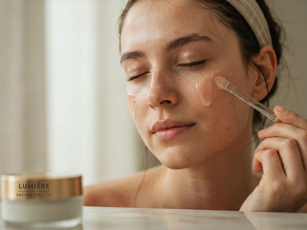 peeling enzymatyczny na twarz